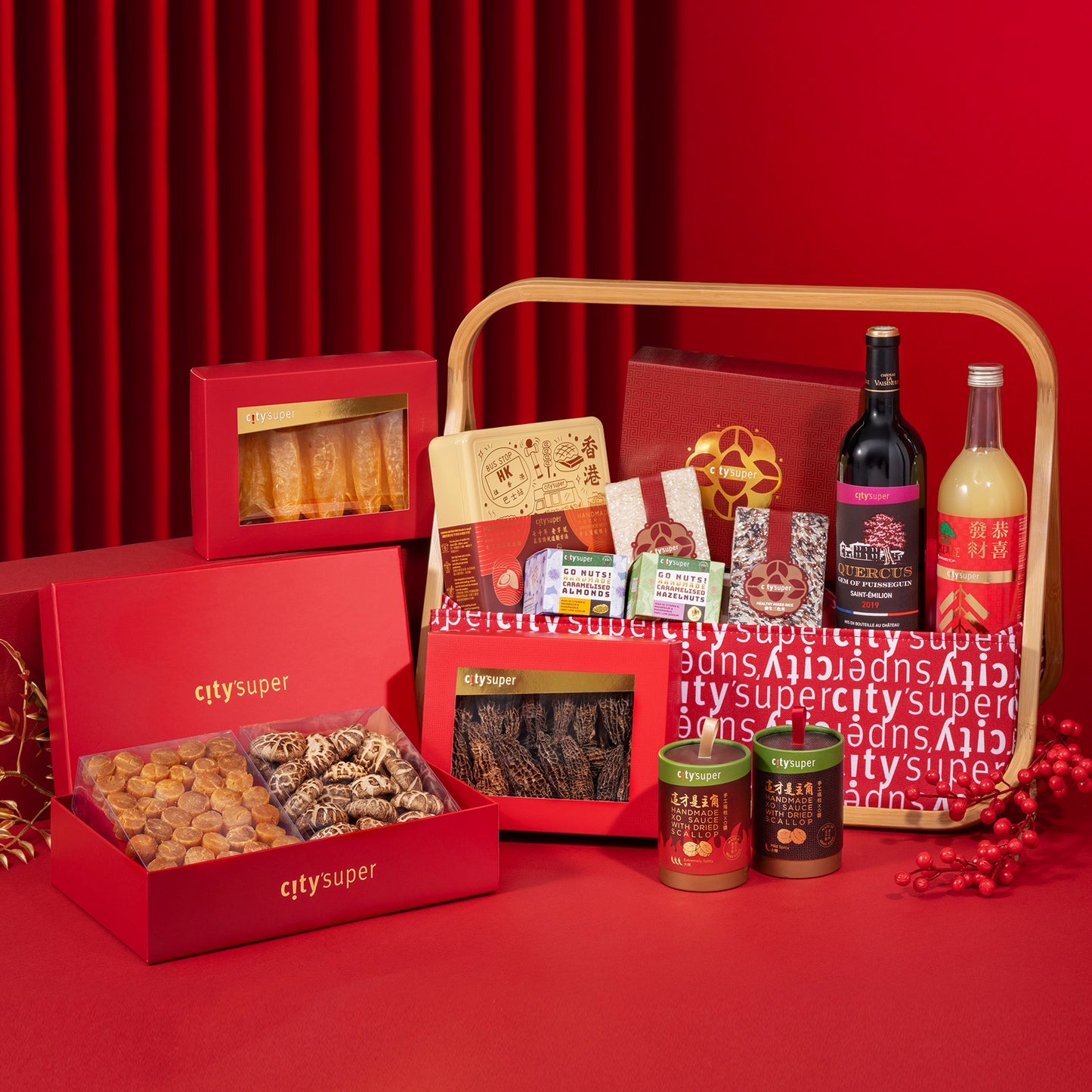 C2609 city'super恭賀新禧尊貴禮物籃