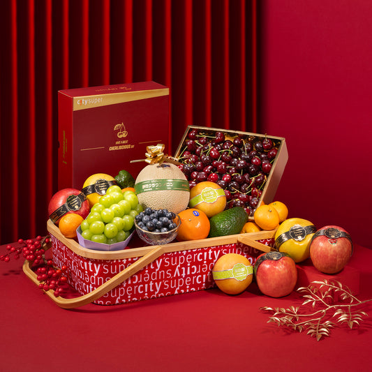 C2611 尊尚同慶賀年果籃